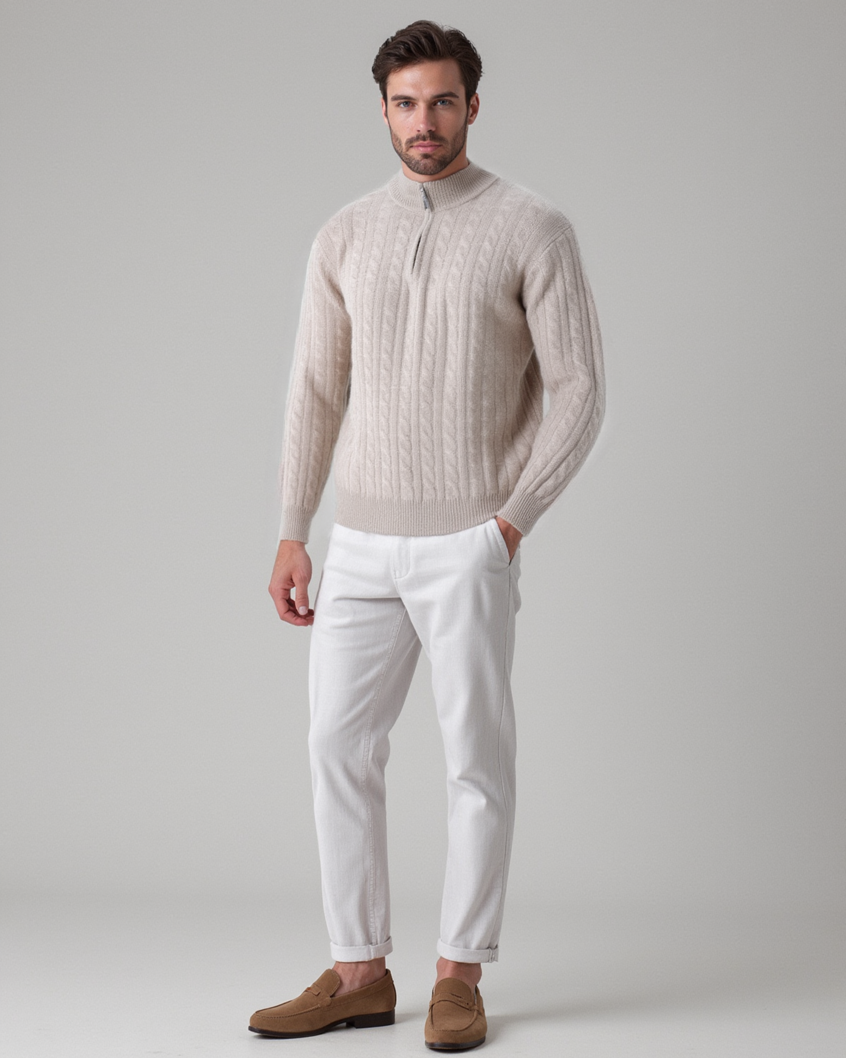 Teodore Chunky Quarter-Zip