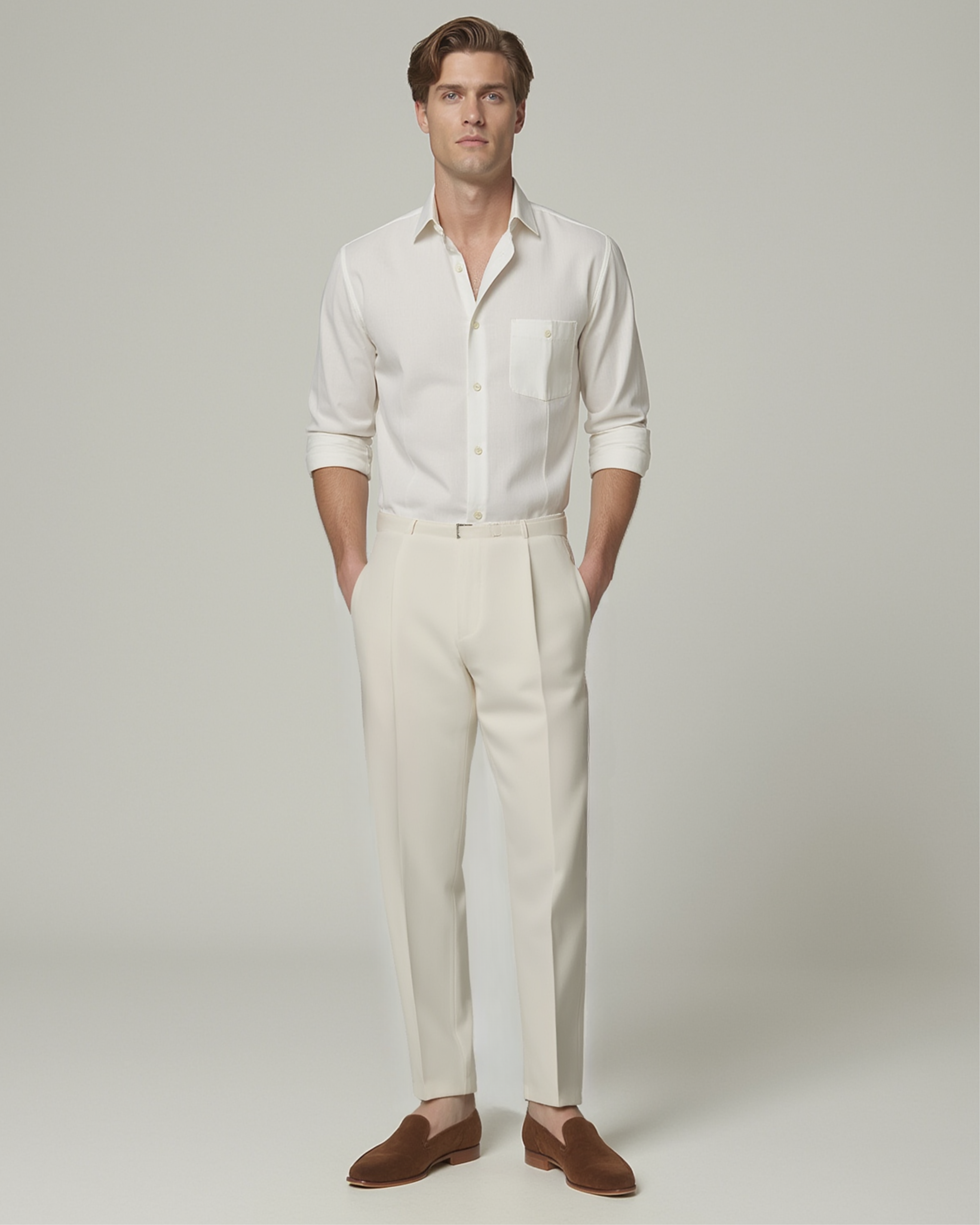 Mauro Bundfaltenhose